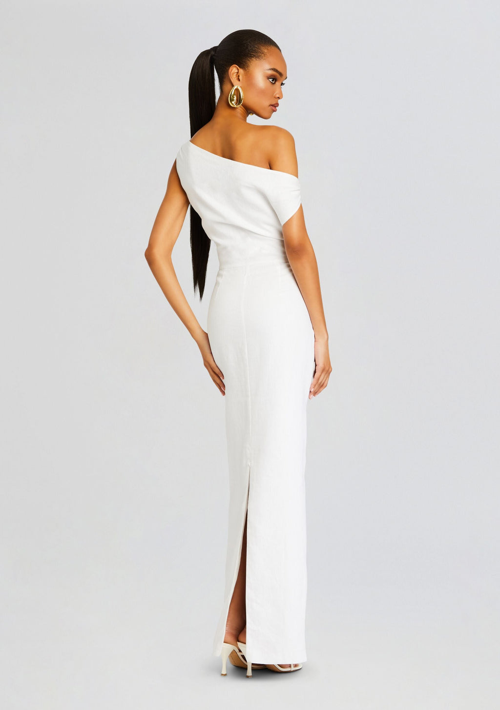 Linen Off The Shoulder Maxi