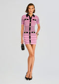 Kiersten Metallic Knit Dress