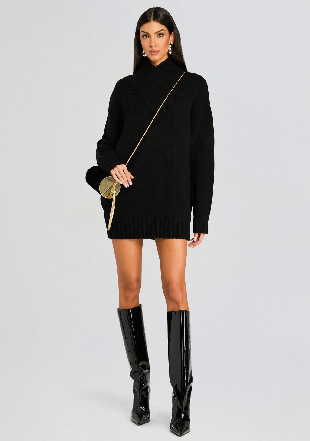 Dessa Chunky Knit Sweater Dress