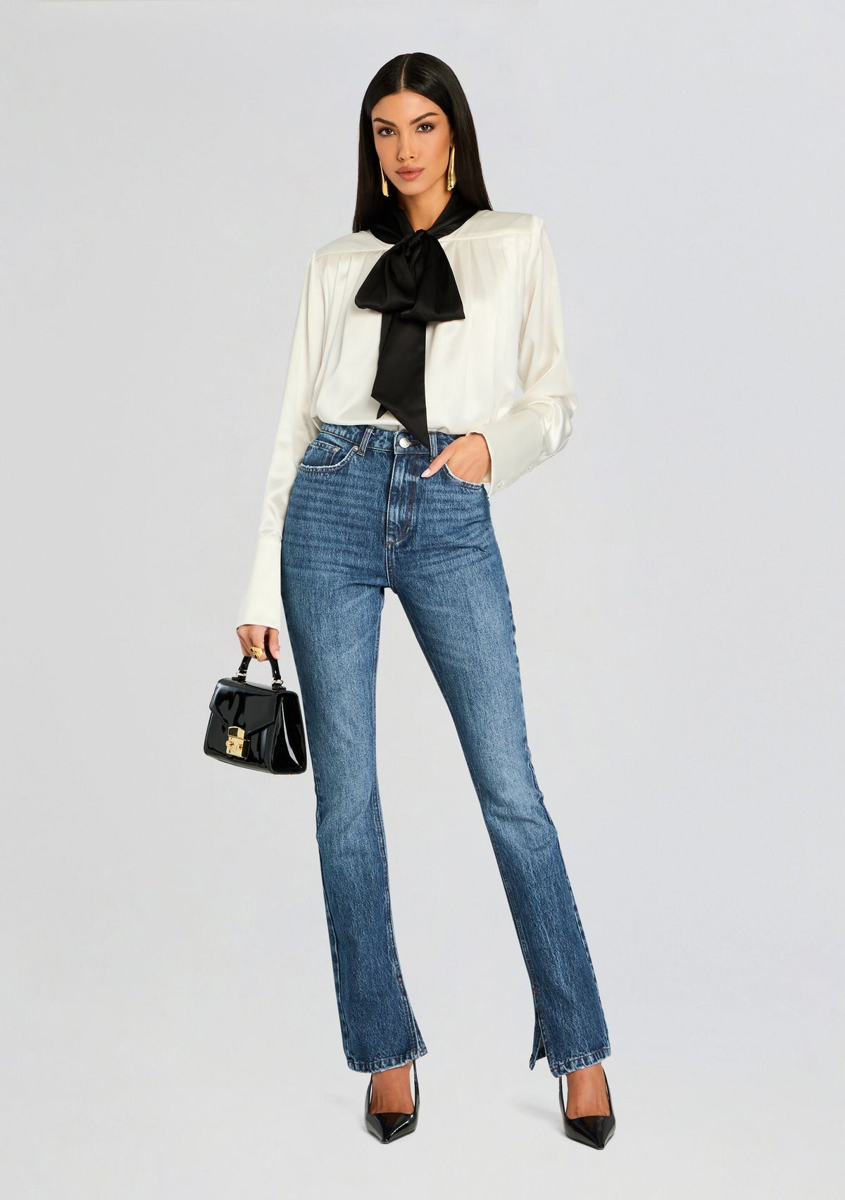 Lafayette Slim Straight Leg Jean