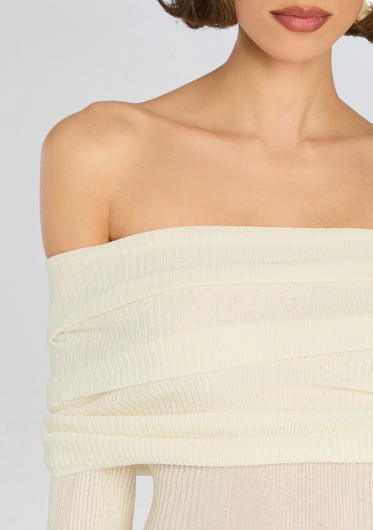 Galli Rib Knit Mini Dress