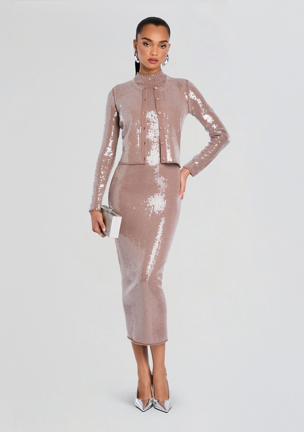 Annamarie Sequin Knit Cardigan