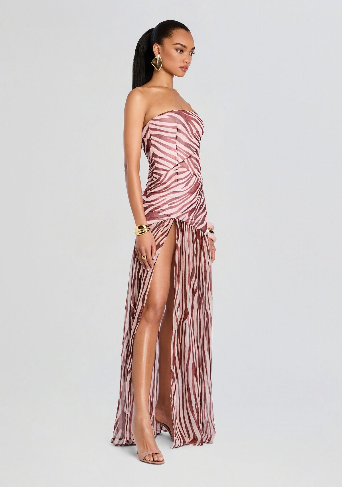 Nicole Silk Chiffon Dress