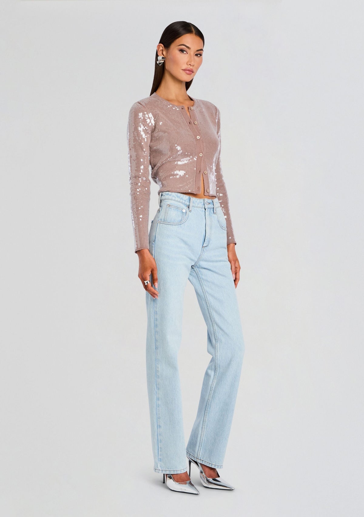 Annamarie Sequin Knit Cardigan