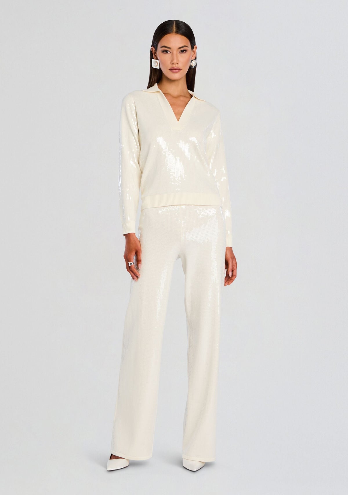 Shaelynn Sequin Knit Shirt