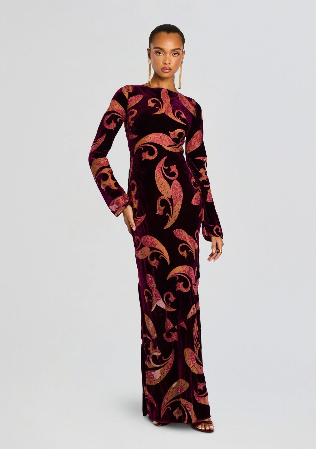 Iona Velvet Dress