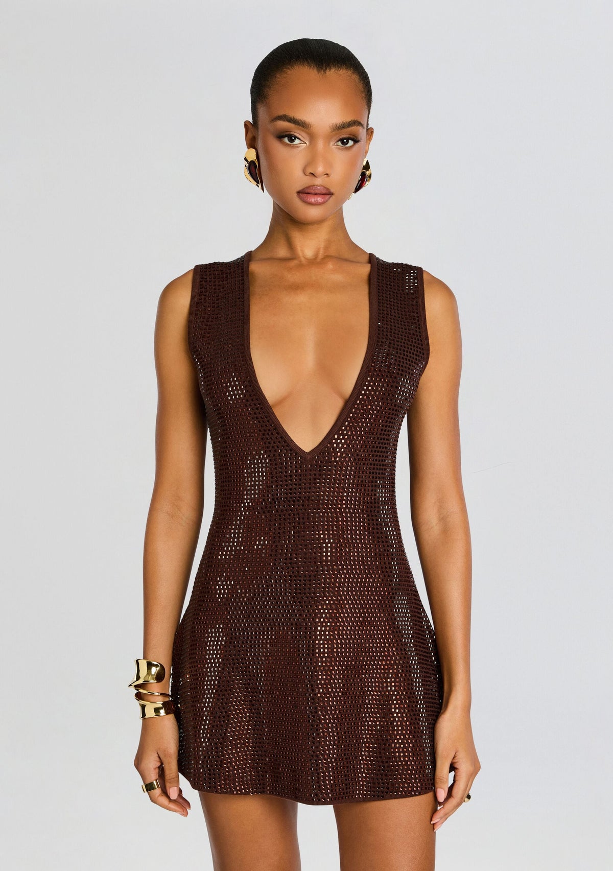 Bastet Embellished Dress