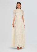 Onir Cape Maxi Dress