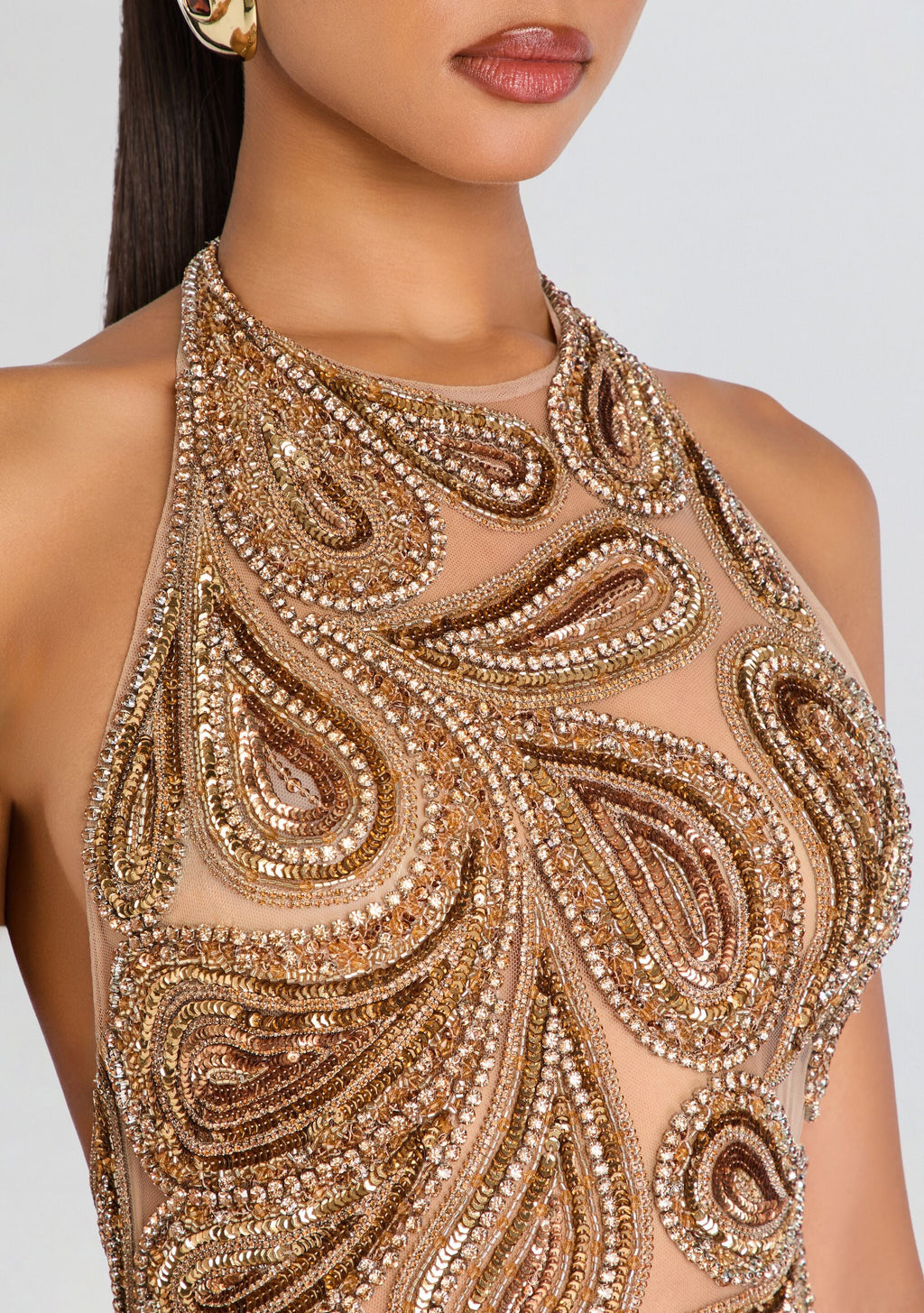 Evolet Embroidered Dress