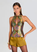 Moreno Brocade Top