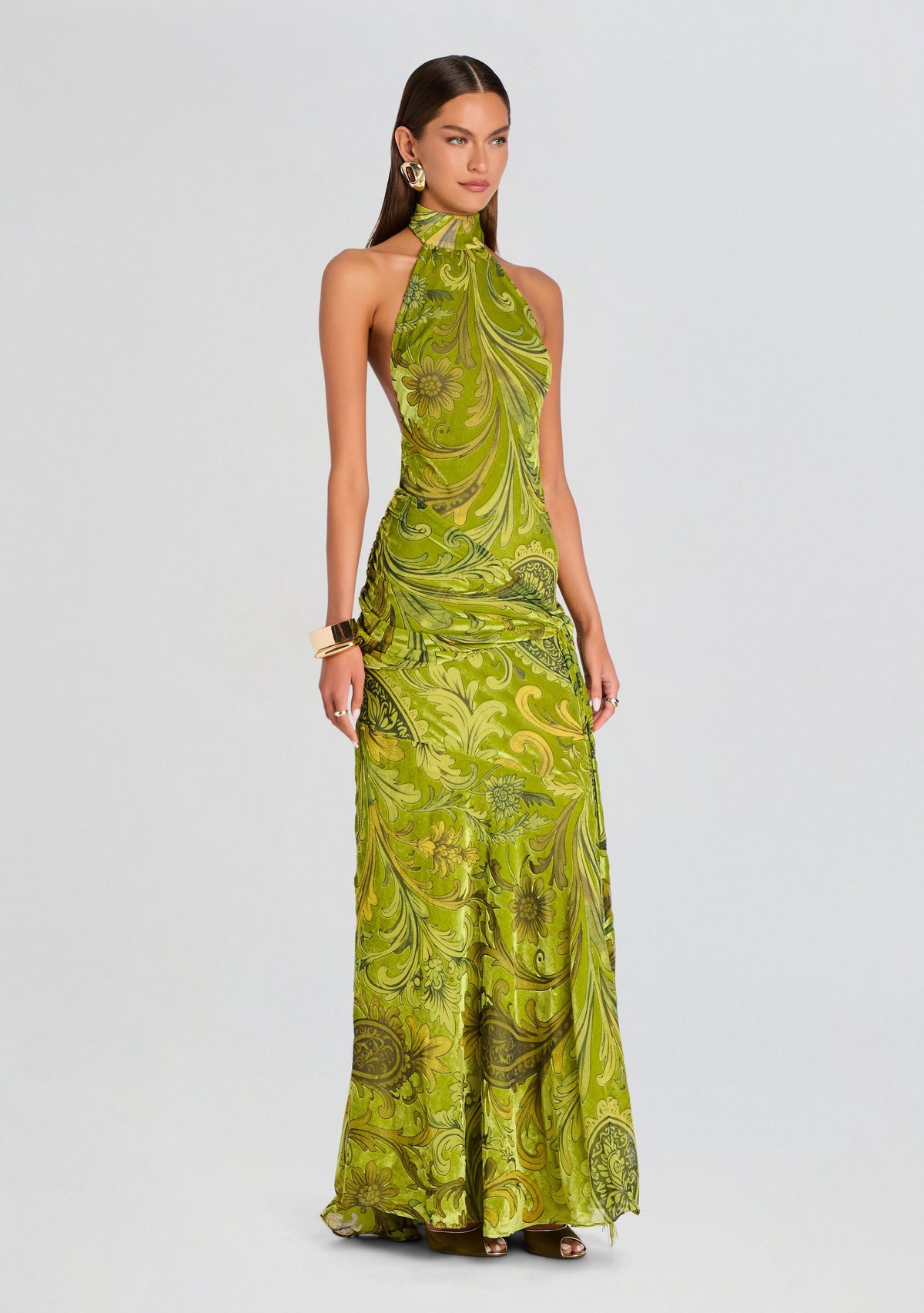 Protea Velvet Dress