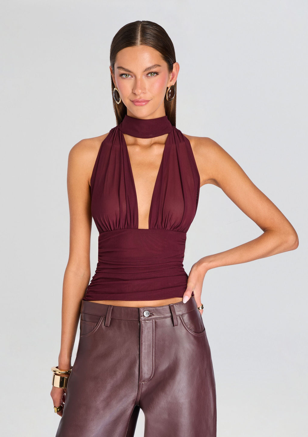 Lori Mesh Top