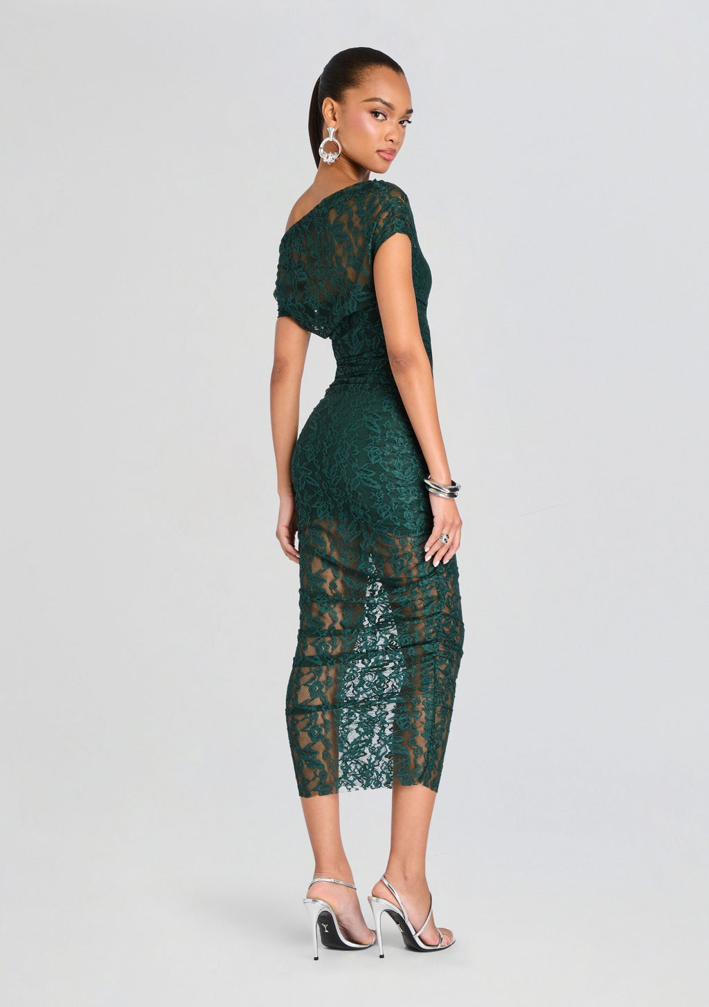 Noel Lace Midi Dress