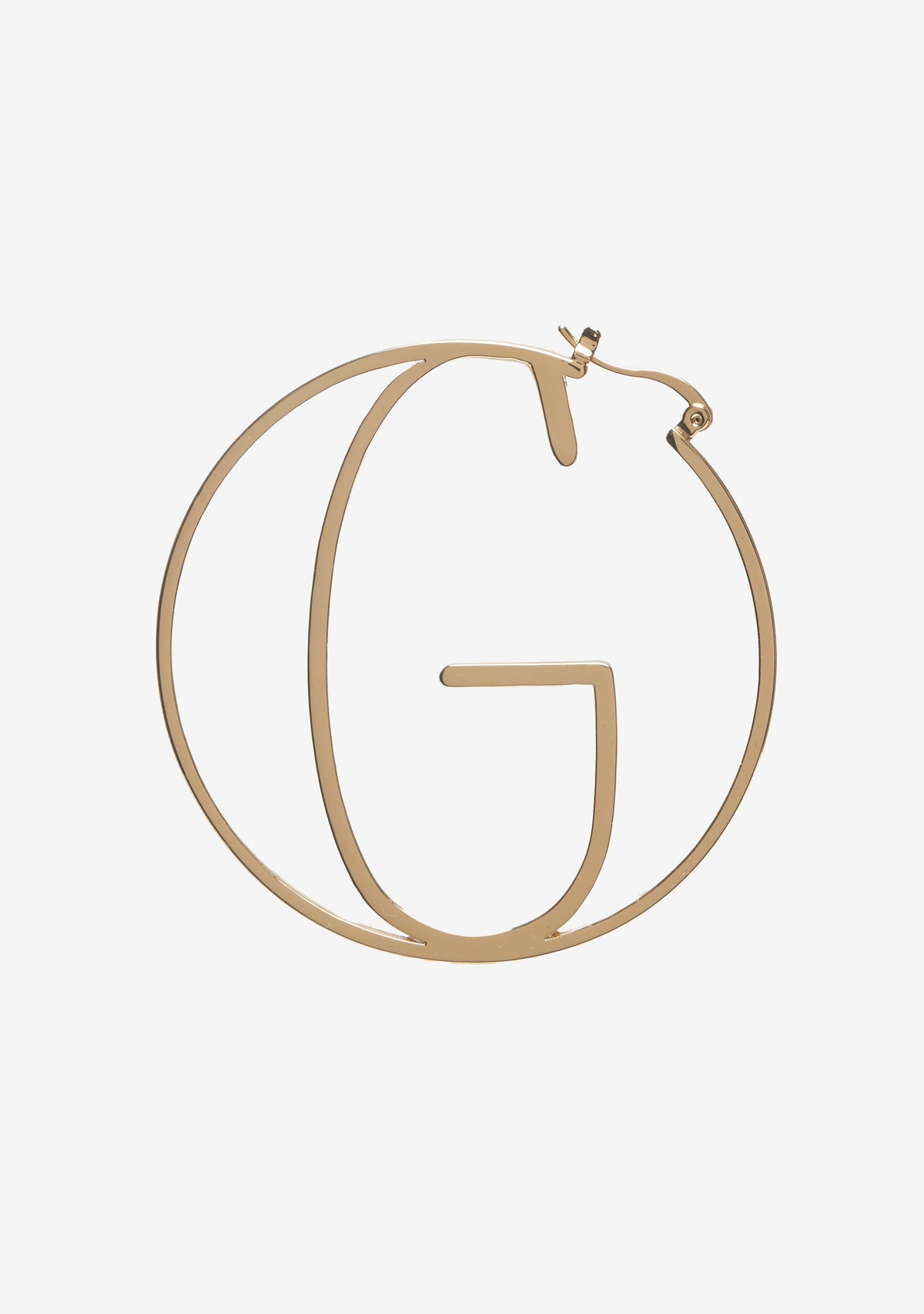 Hoop Letter Earring