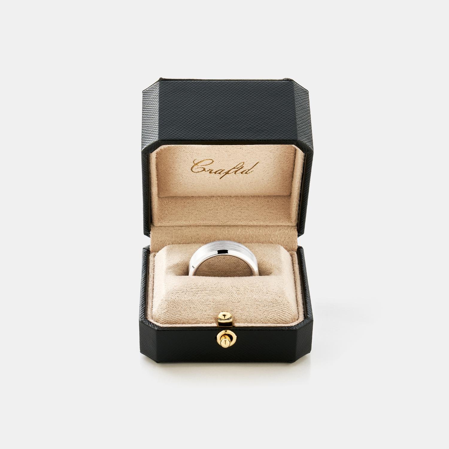 Bevelled Ring (Silver) 8mm | Sterling Silver