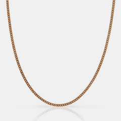 Cuban (Rose Gold) 2mm