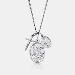 Jesus & Mary (Silver)