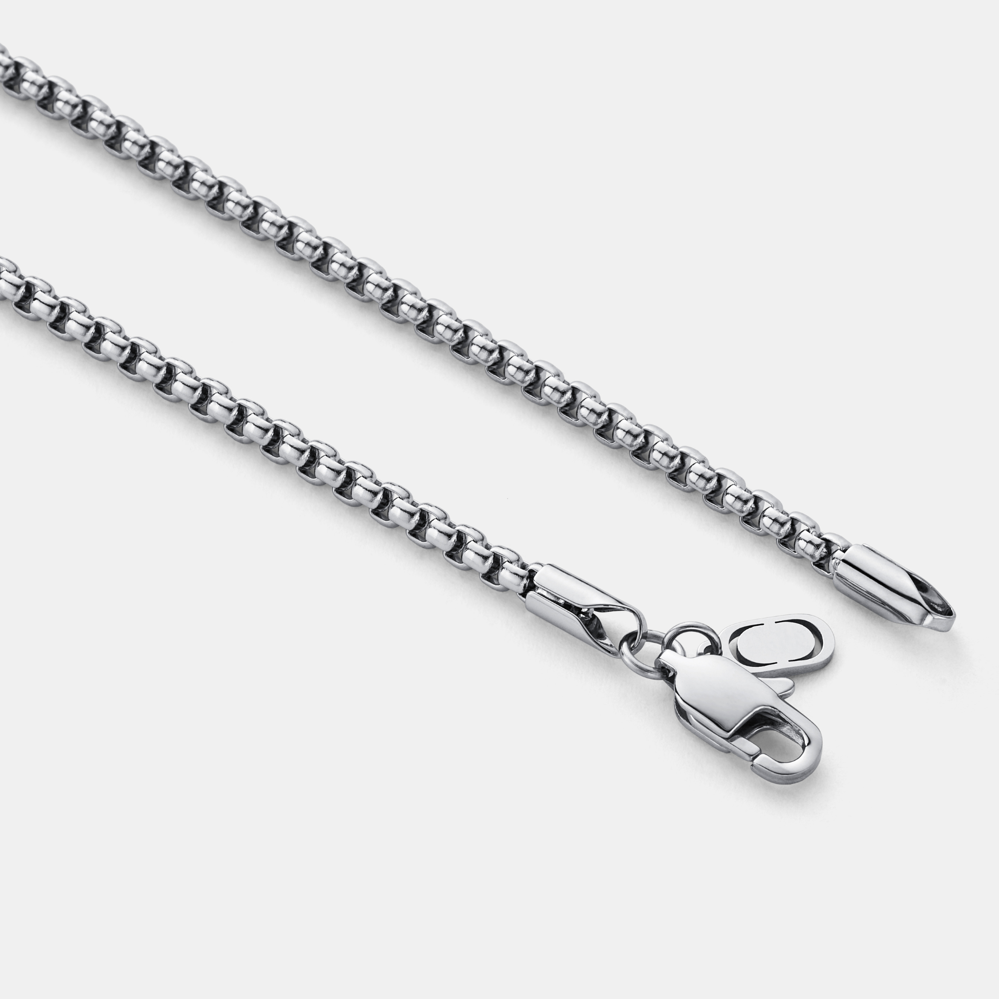 Round Box Chain (Silver) 3mm