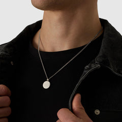 Round Totem Pendant (Silver)
