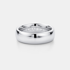 Rounded Ring (Silver) 7mm | Sterling Silver