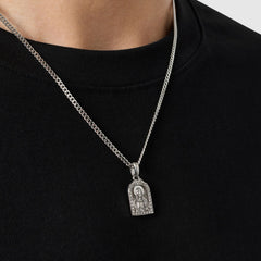 Sacred Heart Jesus (Silver)