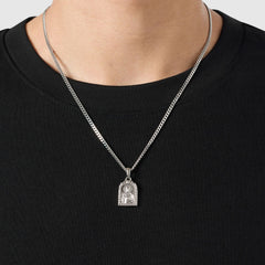 Sacred Heart Jesus (Silver)