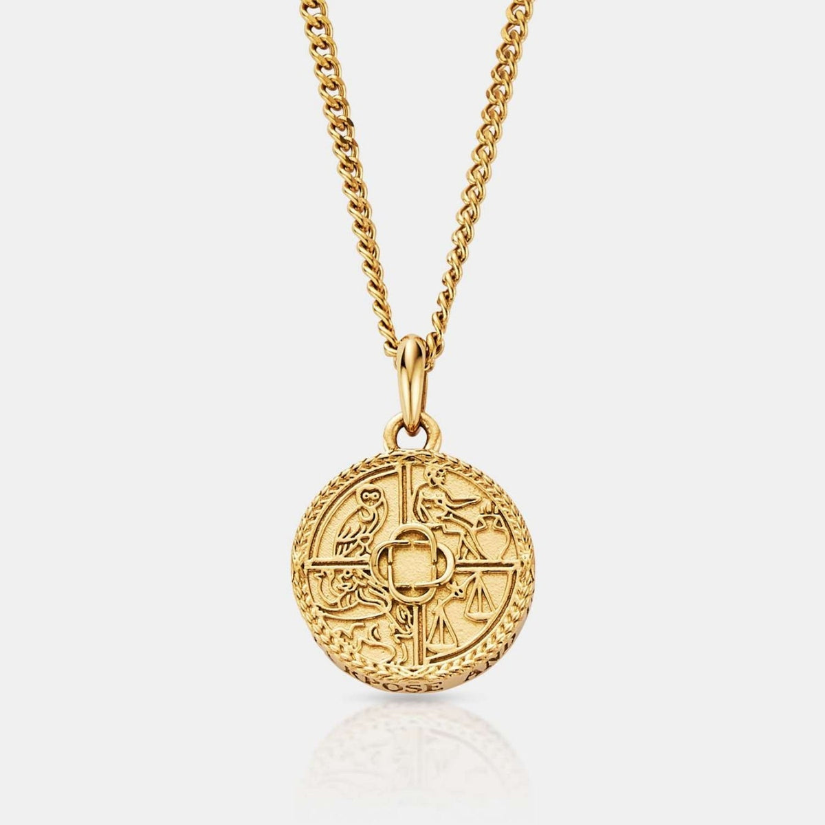 Virtues Pendant (Gold)